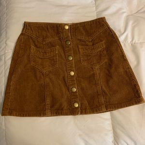 Corduroy skirt
